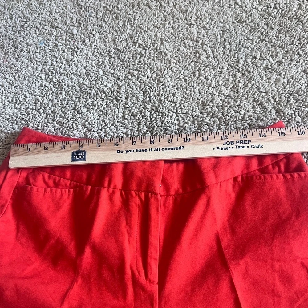 Grace Elements Orange Cropped Pants Sleek Design 314